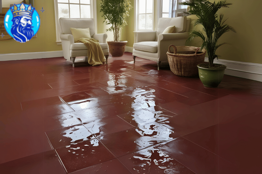 Excessive Water on floor