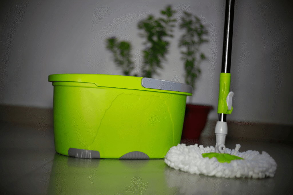 Use a Damp Mop Not a Soaking Wet One