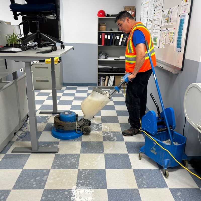 Commercial floor cleaning services by Kings Cleaners Inc in Kitchener, Waterloo, Cambridge & Guelph