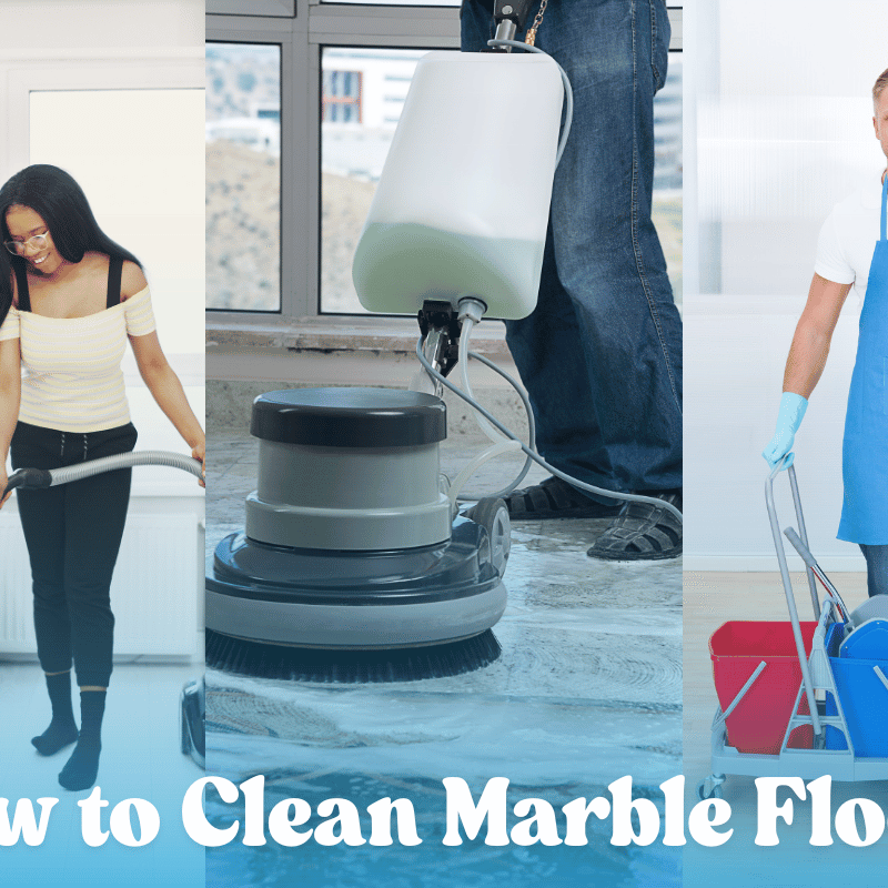 how to clean marble floors