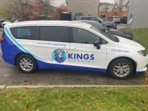 Our fleet vehicles ready to provide commercial cleaning services in Kitchener, Waterloo, Cambridge & Guelph